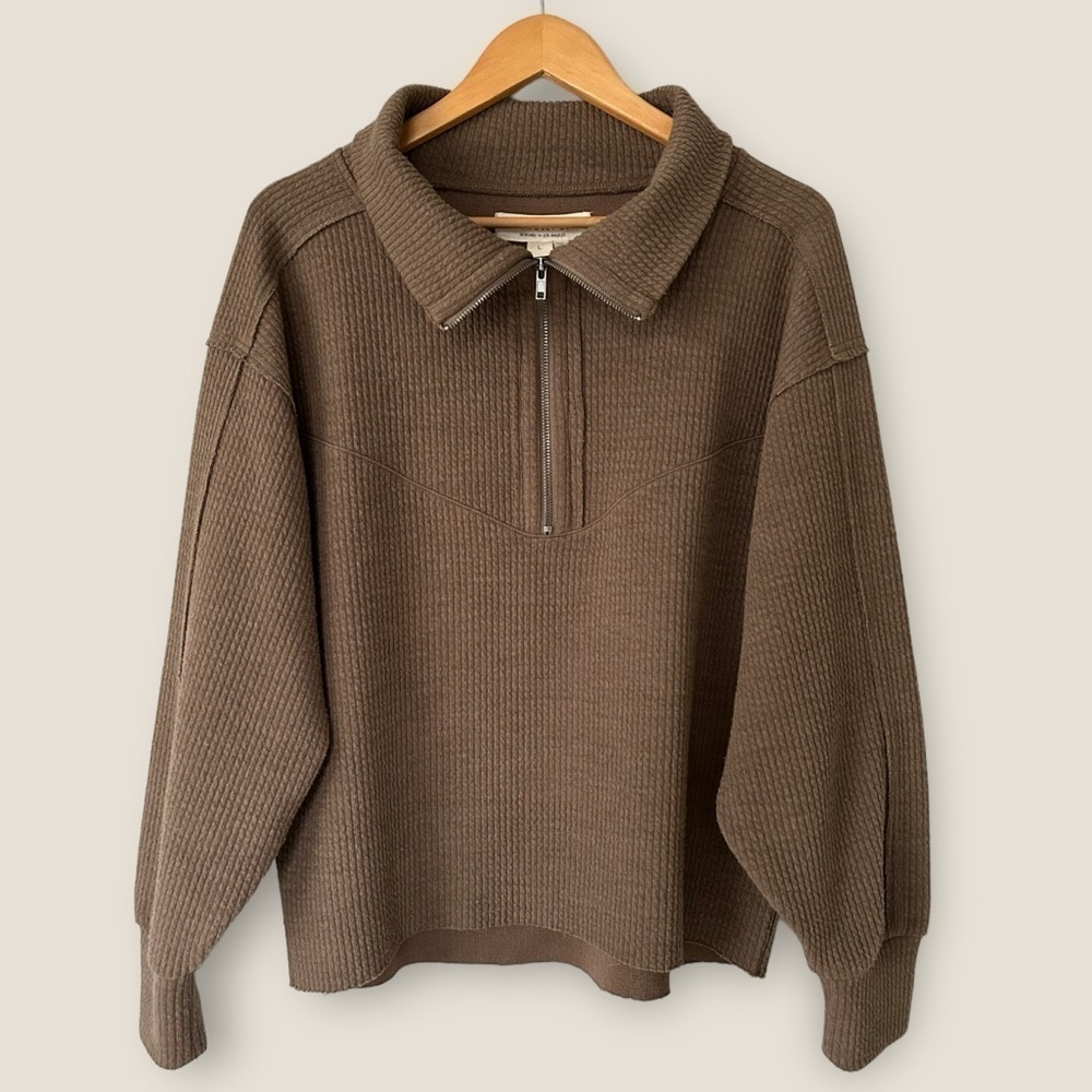 Saltwater LUXE Halfzip Pullover Sweater - Picture 4 of 11